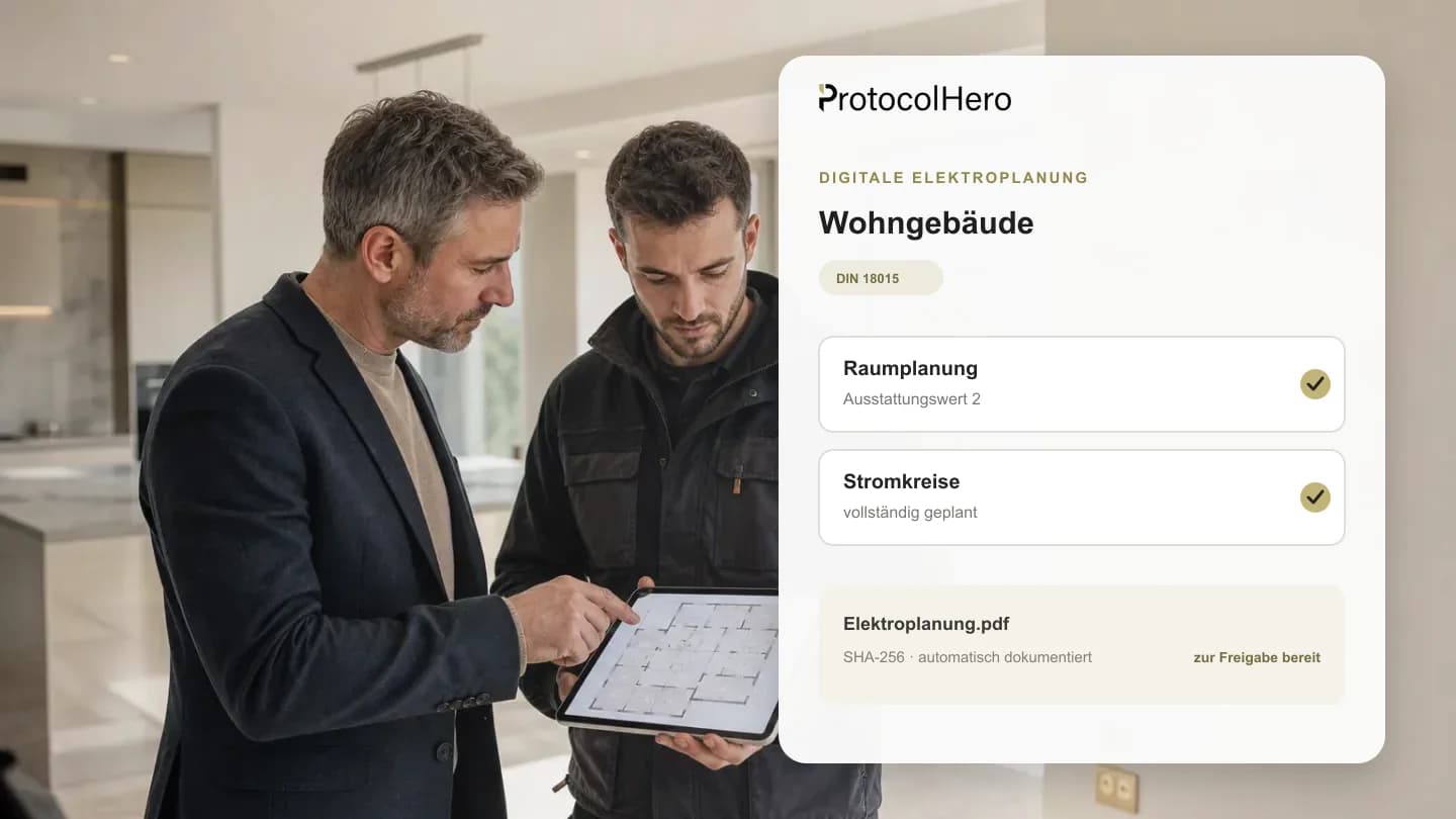 Planung einer Elektroinstallation im Wohngebäude